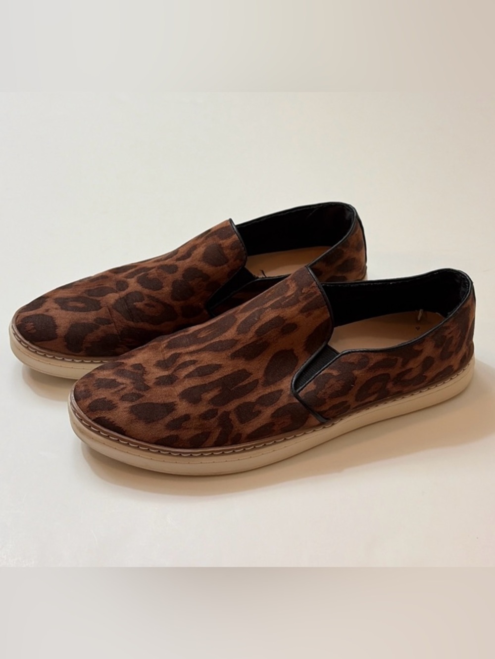 A New Day Women's 11 Leopard Slip-On Sneakers